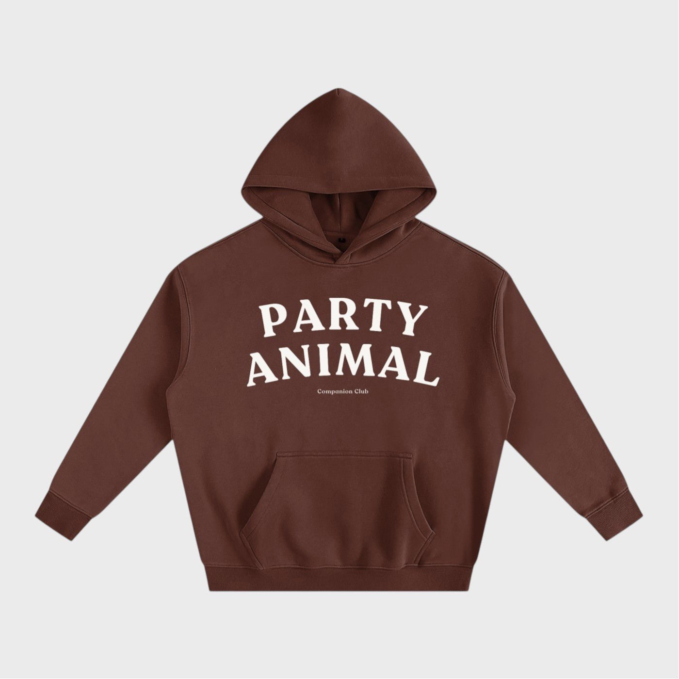 Party Animal Hoodie - Coffee - Companion Club