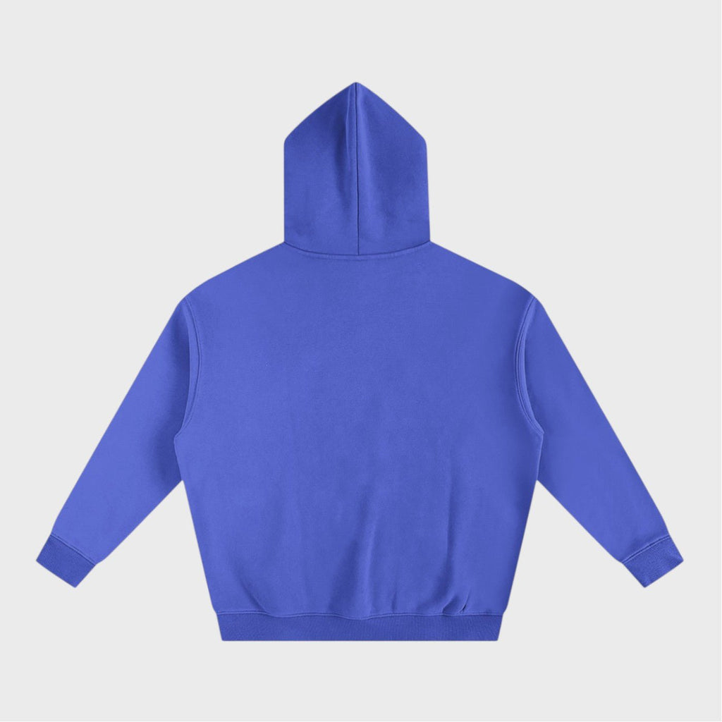 Party Animal Hoodie in klein blue heavyweight fleece by Companion Club