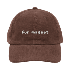 Vintage Corduroy Cap, Fur Magnet - Companion Club